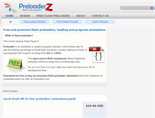 Tablet Screenshot of preloaderz.com